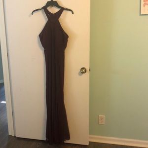 Plum colored long dress from Macy’s